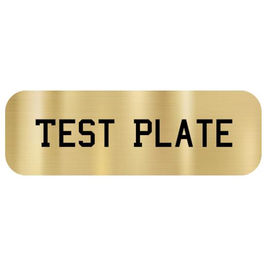 3″ x 1″,Rounded Corners with Peel and Stick Adhesive Back