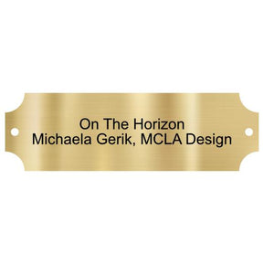 Brass Plate, 3.25″ x 1″, with screw holes