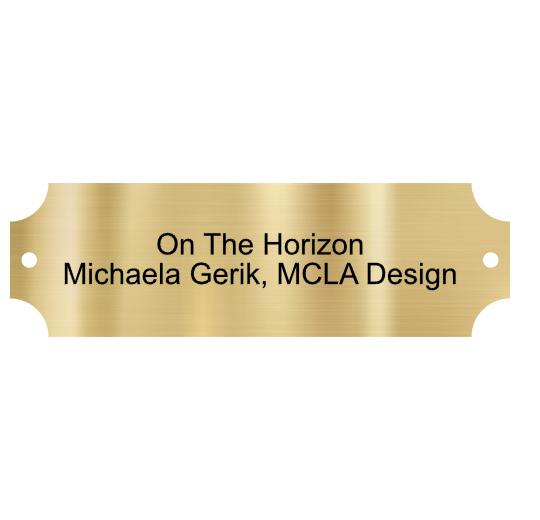 Brass Plate, 3.25″ x 1″, with screw holes