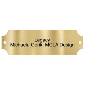 Brass Plate, 3.25″ x 1″, with screw holes