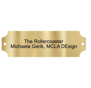 Brass Plate, 3.25″ x 1″, with screw holes