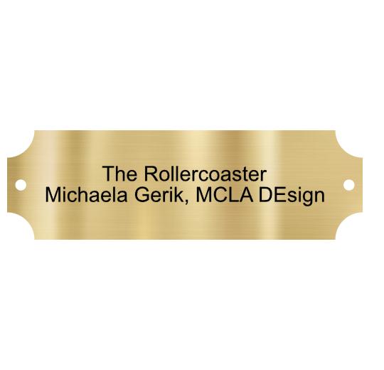Brass Plate, 3.25″ x 1″, with screw holes
