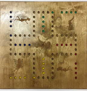 Finished Wahoo Board w/ Game Pieces
